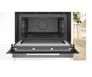Bosch Series 8 CMG7361B1B Built In Compact Electric Single Oven with Microwave Function - Black