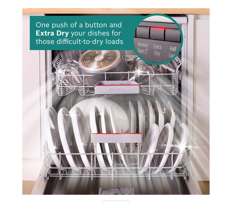 Bosch Series 4 SPS4HMI49G Wifi Connected Slimline Dishwasher - Silver