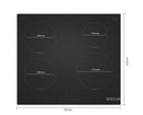 Bosch Series 4 PIE61ABB5E 60cm Induction Hob - Matt Black