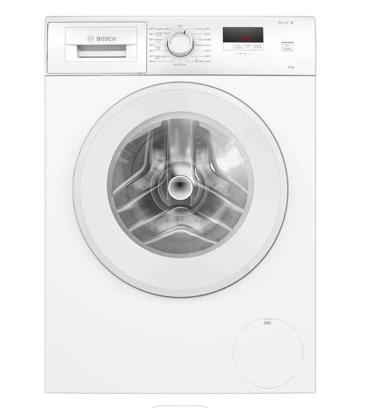 Bosch Series 2 WGE03408GB 8kg Washing Machine with 1400 rpm - White