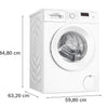 Bosch Series 2 WGE03408GB 8kg Washing Machine with 1400 rpm - White