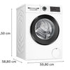 Bosch Series 6 WGG254Z1GB 10kg Washing Machine with 1400 rpm - White
