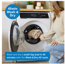 Bosch Series 8 i-Dos WNC25410GB Wifi Connected 10.5Kg / 6Kg Washer Dryer with 1400 rpm