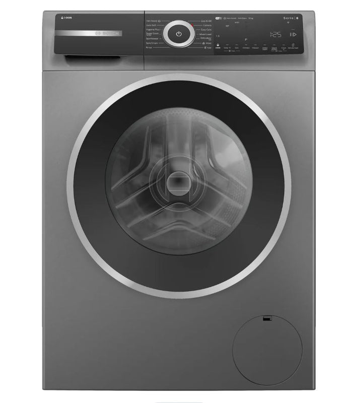 Bosch Series 6 i-Dos WGH254ARGB 10kg WiFi Connected Washing Machine with 1400 rpm - Graphite