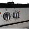 Bush RDF100S 100cm (39 inch) Dual Fuel Range Cooker - 8 Gas Burner - Silver