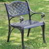 Camilla Antique Copper Cast Aluminium Garden Chair
