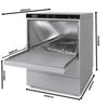 Combisteel ENT500 DP Commercial Dishwasher - 500mm Basket, Drain Pump