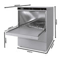 Combisteel ENT500 DP Dishwasher - 500mm Basket, Drain Pump