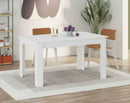 Decortie Tolmen Modern Extendable Dining Table 120-170Cm White