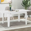Decortie Tolmen Modern Extendable Dining Table 120-170Cm White
