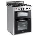 DeLonghi DDC707DF 70cm Double Oven Cooker Stainless Steel : 28 Inches wide