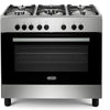 DeLonghi DSRM 905DF 90cm Dual Fuel Range Cooker, Stainless Steel