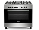 DeLonghi DSRM 905DF 90cm Dual Fuel Range Cooker, Stainless Steel