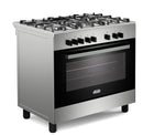 DeLonghi DSRM 905DF 90cm Dual Fuel Range Cooker, Stainless Steel