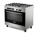 DeLonghi DSRM 905DF 90cm Dual Fuel Range Cooker, Stainless Steel