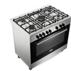 DeLonghi DSRM 905DF 90cm Dual Fuel Range Cooker, Stainless Steel
