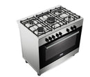 DeLonghi DSRM 905DF 90cm Dual Fuel Range Cooker, Stainless Steel