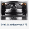 DeLonghi 90cm Modern single cavity dual fuel Range Cooker in Stainless Steel