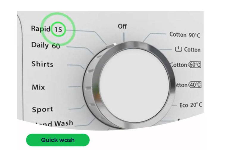 Electra WA1449CT1W 7kg Washing Machine with 1400 rpm - White