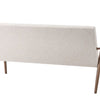 ESRUM Sofa 3 Seater Fabric Dark Brown/ Beige