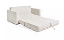 Finn Fabric 2 Seater Sofa Bed - Natural Colour