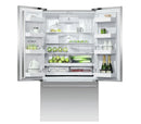 Fisher & Paykel Series 7 Contemporary RF540ADUX6 Plumbed Frost Free Multi-door American Fridge Freezer - Stainless Steel