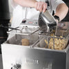 Buffalo Countertop Electric Fryer with Timer 2x 8Ltr