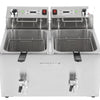Buffalo Countertop Electric Fryer with Timer 2x 8Ltr