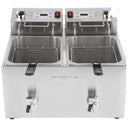 Buffalo Countertop Electric Fryer with Timer 2x 8Ltr