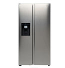Haier HSW59F18DIMM Plumbed Frost Free American Fridge Freezer - Stainless Steel