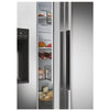 Haier HSW59F18DIMM Plumbed Frost Free American Fridge Freezer - Stainless Steel