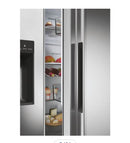 Haier HSW59F18DIMM Plumbed Frost Free American Fridge Freezer - Stainless Steel