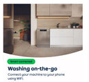 Haier i-Pro Series 3 XF 5CM1X-80 Wifi Connected Full Size Dishwasher - Stainless Steel