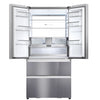 Haier FD 90 Series 7 HFR79F19EFGK Non-Plumbed Total No Frost Multi-door American Fridge Freezer - Sapphire Glass