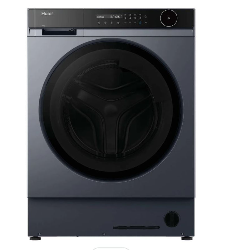 Haier Series 8 HWB100B14858GUUK Integrated 10kg WiFi Connected Washing Machine with 1400 rpm - Graphite
