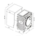 Haier Series 8 HWB100B14858GUUK Integrated 10kg WiFi Connected Washing Machine with 1400 rpm - Graphite
