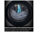 Haier Series 8 HWB100B14858GUUK Integrated 10kg WiFi Connected Washing Machine with 1400 rpm - Graphite