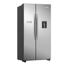 Hisense RS741N4WCE Non-Plumbed No Frost American Fridge Freezer - Stainless Steel