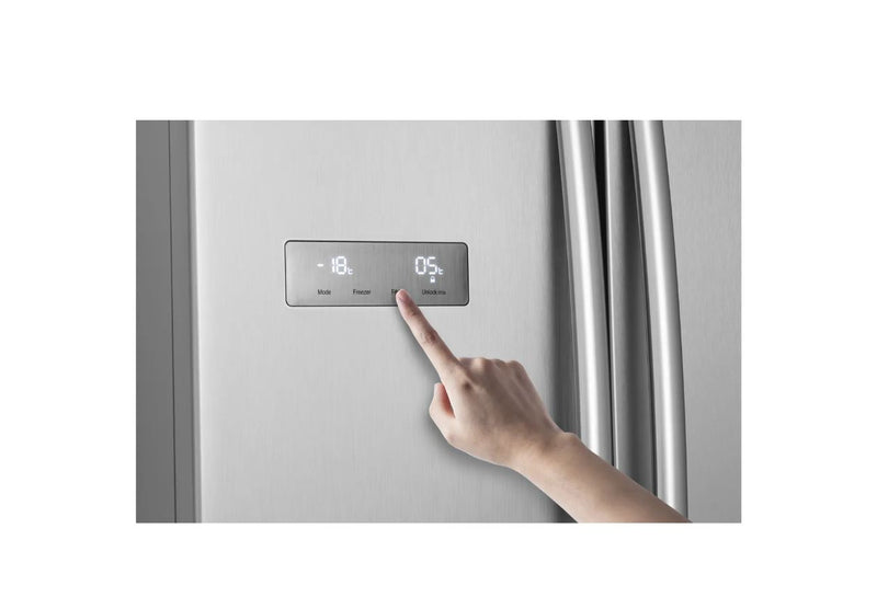 Hisense RS741N4WCE Non-Plumbed No Frost American Fridge Freezer - Stainless Steel