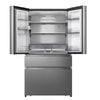 Hisense PureFlat RF749N4SWSE Non-Plumbed Total No Frost American Fridge Freezer - Stainless Steel