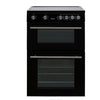 Hisense HDE3211BBUK Double Oven Electric Cooker with Ceramic Hob - Black