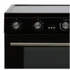 Hisense HDE3211BBUK Double Oven Electric Cooker with Ceramic Hob - Black