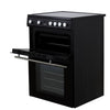 Hisense HDE3211BBUK Double Oven Electric Cooker with Ceramic Hob - Black