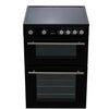 Hisense HDE3211BBUK Double Oven Electric Cooker with Ceramic Hob - Black
