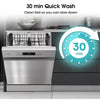 HISENSE HS622E90XUK Full-size Dishwasher - Stainless Steel
