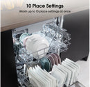Hisense HS523E15XUK Slimline Dishwasher - Stainless Steel