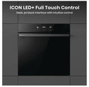 Hisense Hi6 BlackLine BSA66346PDBGUK Wifi Connected Built In Electric Single Oven with Pyrolytic Cleaning - Jet Black