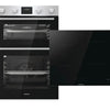 Hisense BI6095HIXUK Built In Electric Double Oven and Induction Hob Pack - Stainless Steel / Black