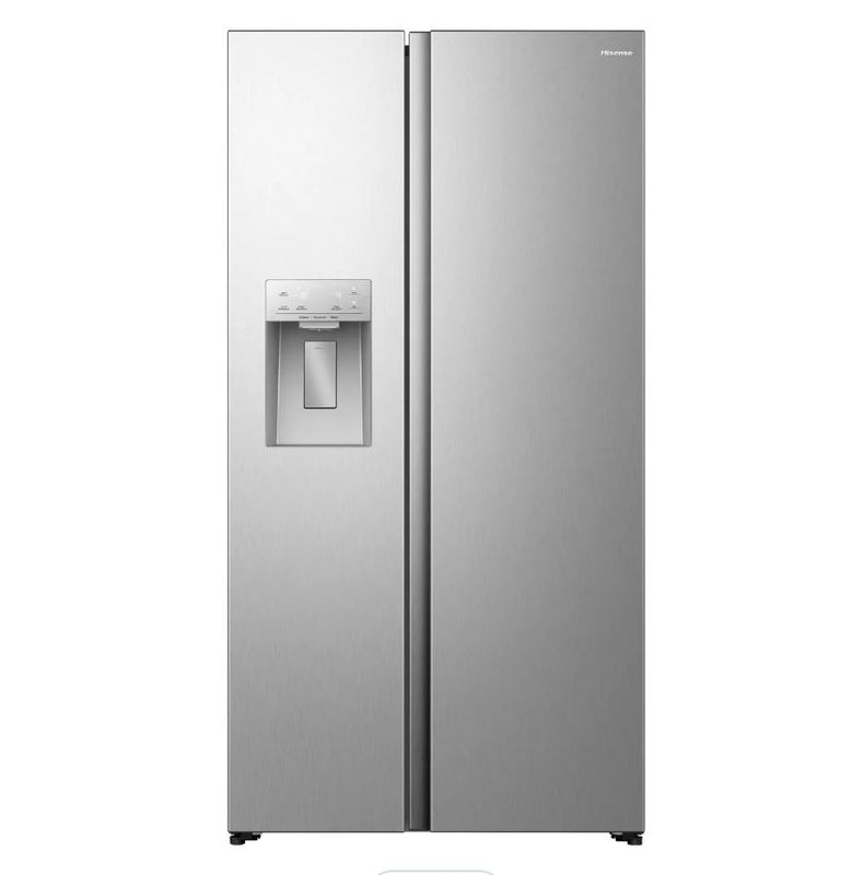 Hisense RS5P528STIE Non-Plumbed Total No Frost Multi-door American Fridge Freezer - Stainless Steel