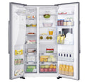 Hisense RS694N4BCE Plumbed Total No Frost American Fridge Freezer - Stainless Steel  (Water + Ice)